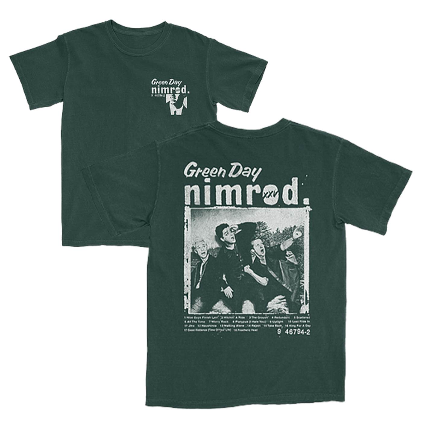 Vintage green day t sales shirt